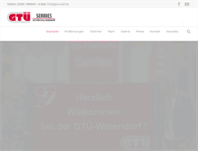 Tablet Screenshot of gtue-waf.de